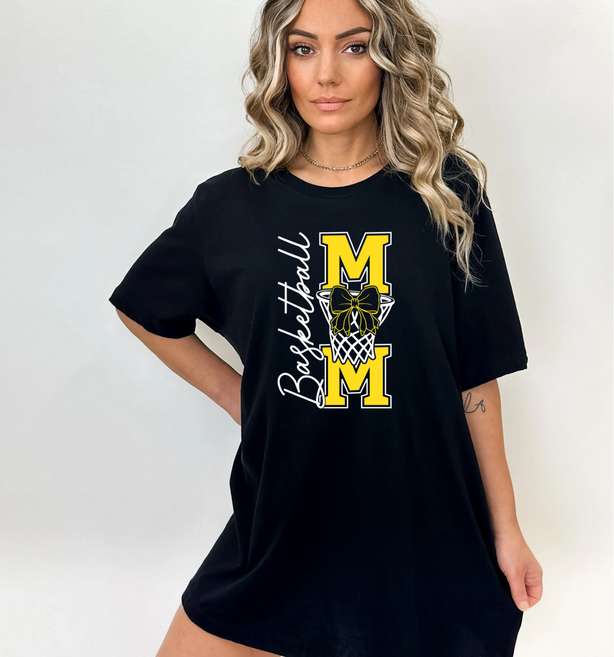 Basketball Mom Bow