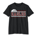Classic Eagles Basketball Tee - Black