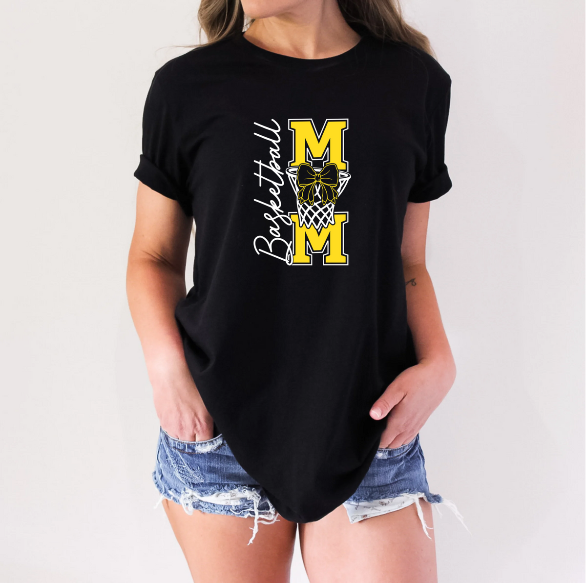Basketball Mom Bow